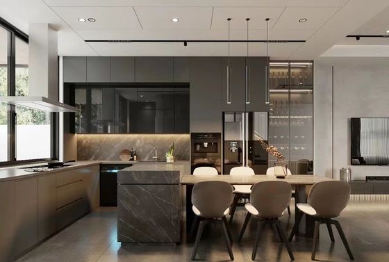 kaufen Kundenspezifischer Marmorspeisetisch stellte Hotel-moderne Restaurant Banquette-Sitzplätze ein online manufacture