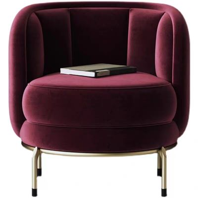 kaufen Samt-Hotel-Schlafzimmer-Möbel-pinkfarbener Solo- speisender Luxusstuhl online manufacture