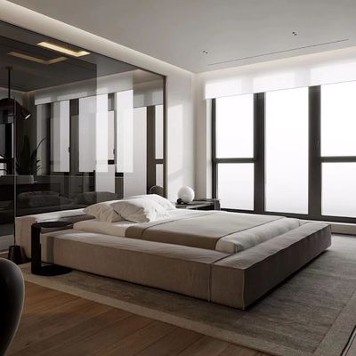 Guter Preis Klassisches Hotel-Doppelbett-moderner festes Holz-König Bed online