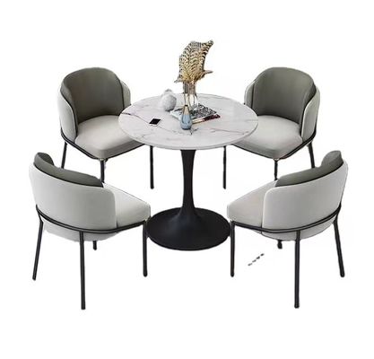kaufen Italienischer Felsen-Platten-Eisen-Art Round Hotel Coffee Table-Satz online manufacture