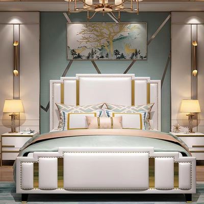 kaufen Gepolsterte Hotel-Schlafzimmer-Möbel-Hebebühne herauf Speicherleder-Bett online manufacture