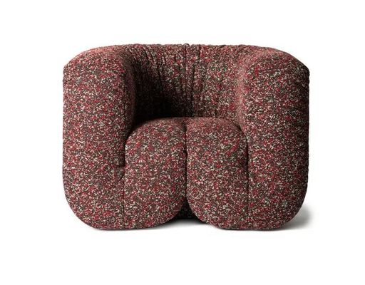 Guter Preis Hotel-Lobby-Möbel-Gewebe-U-förmiger kreativer einzelner Freizeit-Stuhl 100*85*75 cm online