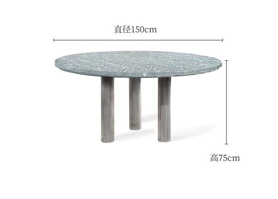 kaufen Luxushotel-Restaurant-Möbel-Wasser-Wellen-Muster ringsum Speisetisch online manufacture