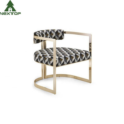 kaufen Moderner Luxushotel-Möbel-goldener Lehnsessel-Freizeit-Edelstahl-speisender Messingstuhl online manufacture