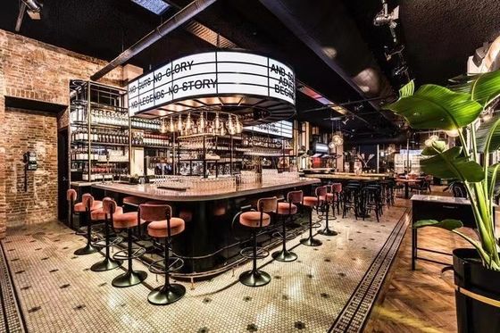 Guter Preis Vielseitige Szenen Barhocker Stühle Mehrfarbige Tuft Rückenlehne Hochfuß Barhocker Samt online