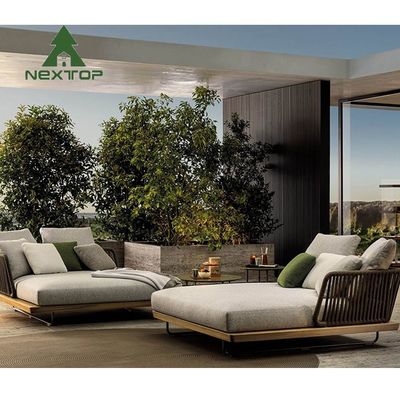 kaufen Gewebte Sofa mit Tuftseil für den Außenbereich Dickkissen Villa Patio Gartenmöbel online manufacture