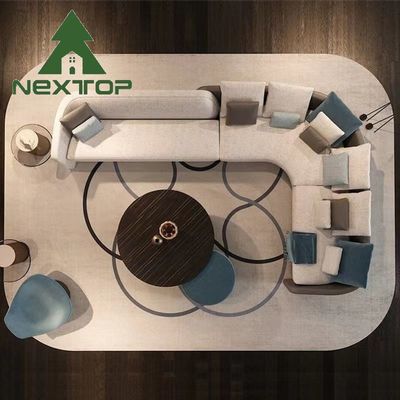 Guter Preis Ein-Stop-Lösung Stoff Sofa Design italienisches Kunstdesign Wohnzimmer Ecke Set online