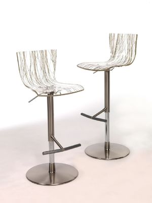kaufen Polstern Hotelrestaurants Möbel Transparente verstellbare Barhocker online manufacture