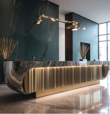 kaufen Gewerbliches Hotel Lobby Möbel Luxushotel Rezeption 5 Modelle offene Rezeption online manufacture