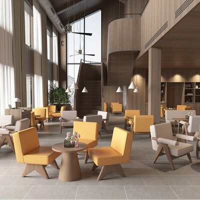 kaufen Fünf-Sterne-Hotel Lobby Möbel Verhandlung Sofa Tisch und Stuhl Set online manufacture
