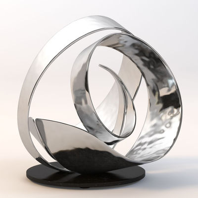 kaufen Edelstahl-Wasser-Wellen-Kunst-Skulpturen Hotel Freizeitbereich Design Möbel online manufacture