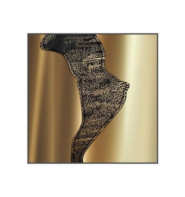 kaufen Custom Gold Premium Square Wall Art Hotel Eingang Metall Dekor Wandmalerei online manufacture