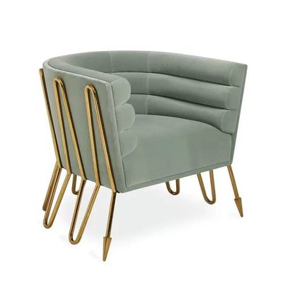 kaufen Moderner Nordischer Stil Star Hotel Samt Sessel für den Empfangsbereich der Lounge online manufacture