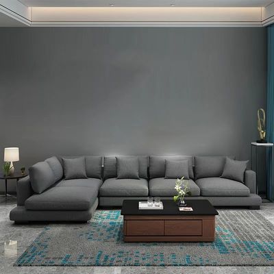 Handelslandhaus-nordischer Gewebe-Sofa Fabric Latex Hotel Sofa-Satz