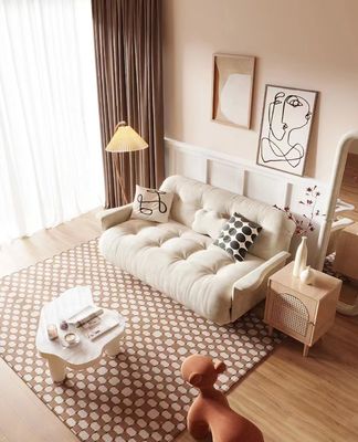 Bequemes Gewebe kundenspezifischer Sofa Bed Hotel Living Room Sofa Bed
