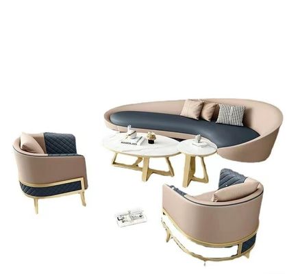 Hotel-Restaurant moderner gebogener Schnitt-Sofa Custom