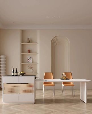 Felsen-Platten-Hotel-Restaurant-Möbel-kreativer Speisetisch-Satz