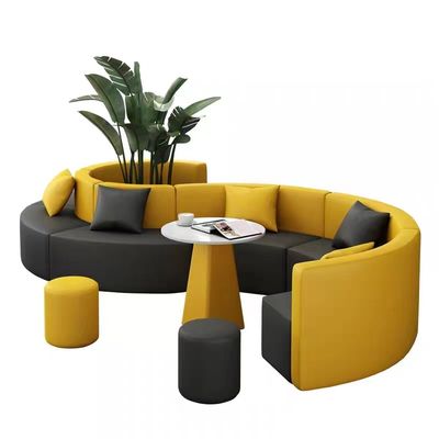 Bogen-Büro-Aufenthaltsraum-Luxussofa festes Holz-modernes Sofa Hotel Lobby Public Receptions-Raum-S