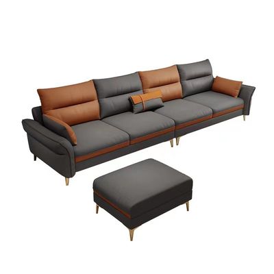 Hotel-Wohnzimmer-modernes Luxusleder Sofa Sophisticated Craftsman