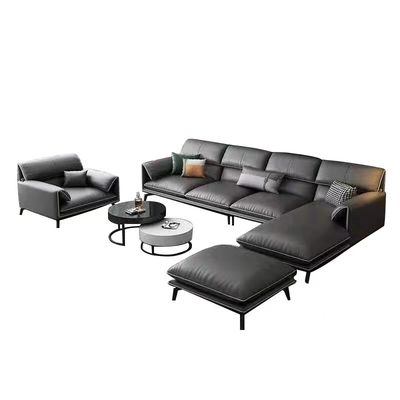 Nordische Stoff-Luxusecke Sofa Hotel Home Modern L-förmig