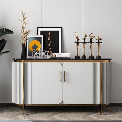 Speisende Seitenkabinett-Schrank-Restaurant-Edelstahl-Anrichte-Luxusmöbel