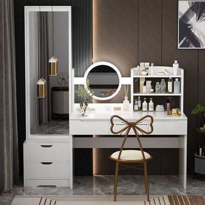 Spiegel-Schlafzimmer-Frisierkommode-Hotel-Make-upeitelkeits-Tabelle