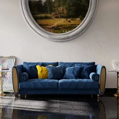 Samt-Hafen-gemütlicher luxuriöser fauler Sofa With Seating For Hotel-Raum