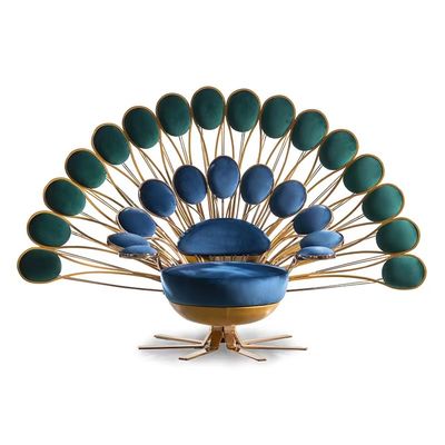 Pfau-einzelnes Sofa Chair Classical Contemporary Luxury-Licht-einzelnes Sofa