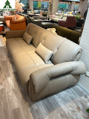 Lederne grüne Kombination Sofa High Density für Wohnzimmer