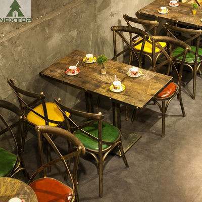 Großes Retro- Metallcafé-Restaurant-Stuhl-Sofa Set Economic Industrial Hotel-Bar-Geschäft