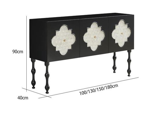 Moderne Wohnzimmer-Kabinett-kundenspezifisches amerikanisches festes Holz Shell Decorative Cabinet