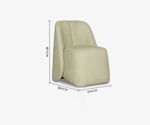 Unbedeutender Fünf-Sternehotel-Lobby-Möbel-Samt einzelner fauler Sofa Chair