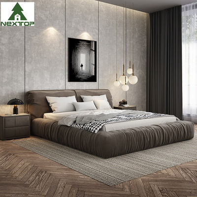 Tech Velvet Weichsponge Königin und King Size Bett Für Hotel Schlafzimmer