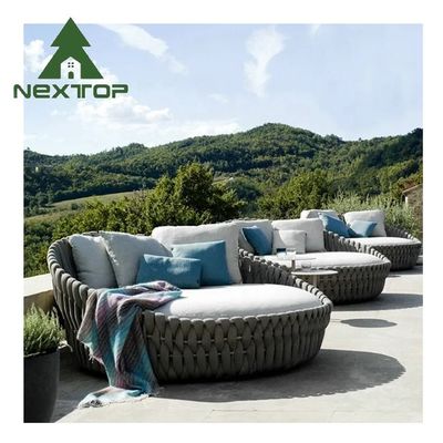 Schlafzimmer Gartenlinie Tagebett Liegestuhl Bett Außenmöbel Rattanbett