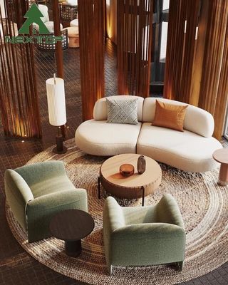 Guter Preis OEM ODM Hotel Lobby Möbel Ausgezeichneter Wartebereich Verhandlungssofa Set online