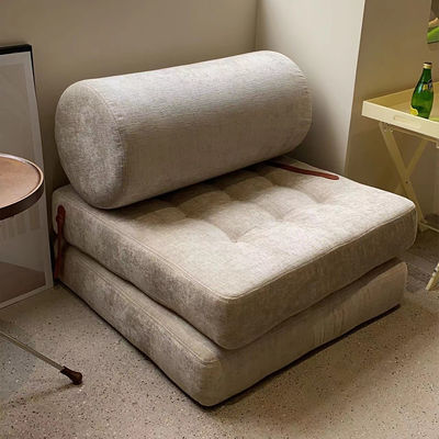 Postmoderne Tofu-Block-Module Einzel-Spad-Lounge-Stuhl Faulsofa Sofa-Bett