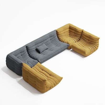 High-End Hotel Lobby Lounge Stoff Entspannung Faul Togo Einheit Sofa Set