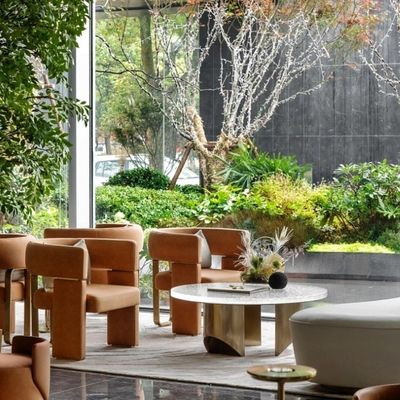 Guter Preis Moderne Luxushotelle Lobby Möbel Büro Rezeption 1 2 3 Sofas Kaffeetisch Set online