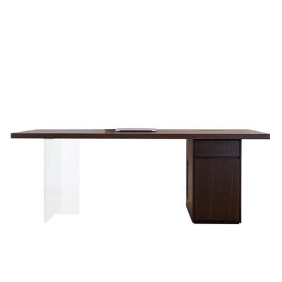 OEM Hotel Schlafzimmer Möbel Büro Zuhause Acrylbeine Computer Schreibtisch Mit Stuhl Set