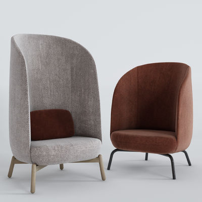 Stoff + Holz Plushalle Easy Nest Stuhl Hotel Innenarchitektur