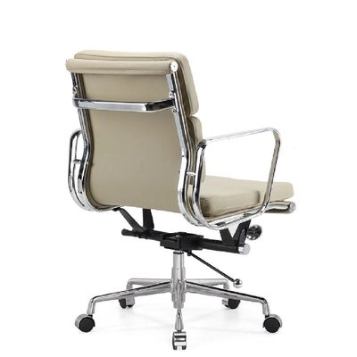 Modernes Büro Drehstuhl Hotel Arbeitszimmer Hochrücken Komfortabler Lederstuhl