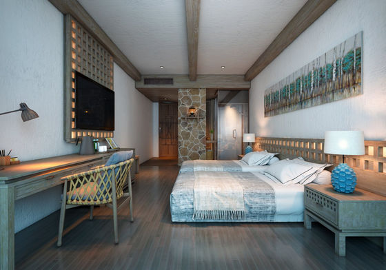 Kommerzielle Luxus-Hotel Suite Holz Schlafzimmermöbel Set auf Maß