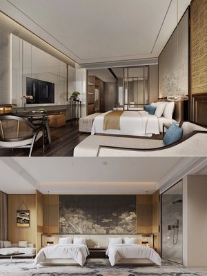 Standard-Plywood-Hotel-Gästezimmermöbel Vollversorgung Anpassung