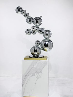 Bubble Sculpture Modern Qualität Metall Spiegel Finish Hotel Ecke Konsole