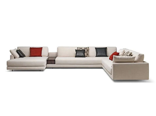 Moderne Eleganz: Hochwertiges L-förmiges Stoffsofa für Hotel, Büro, Villa Luxus
