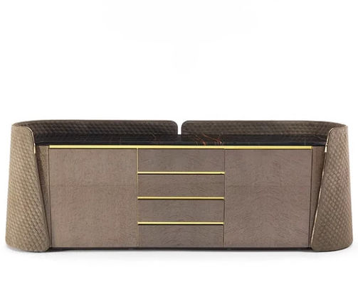 Luxus Holzkonstruktion Lagerschrank mit Marmorbecken